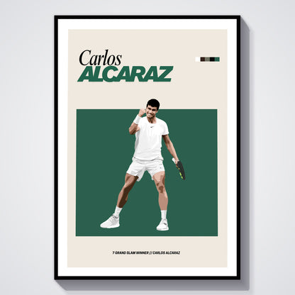 Flex Designs Poster Carlos Alcaraz FlexM 5 x 7" Home Goods - Sports  Poster