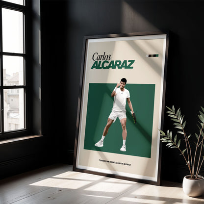 Flex Designs Poster Carlos Alcaraz FlexM 5 x 7" Home Goods - Sports  Poster