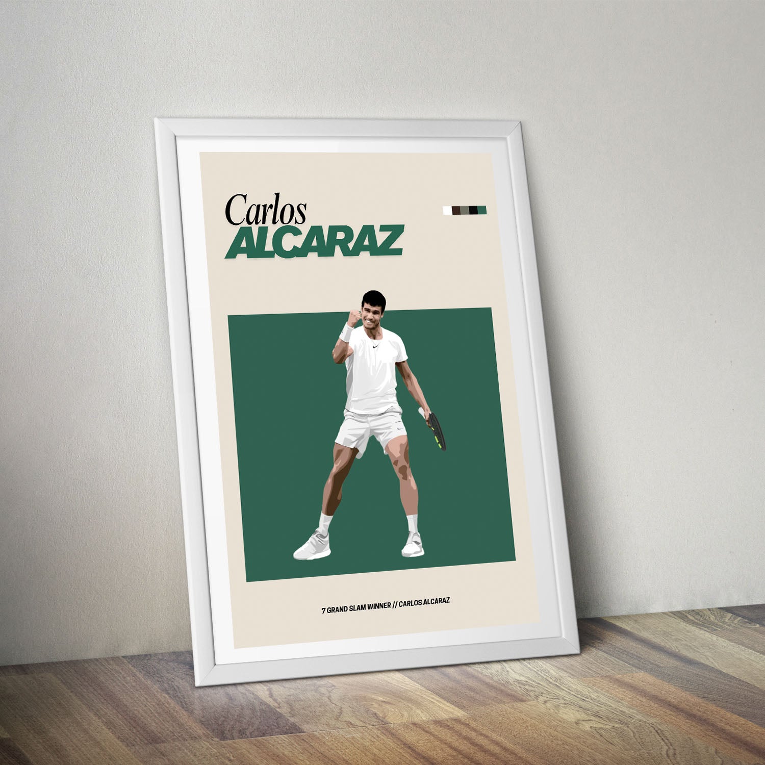 Flex Designs Poster Carlos Alcaraz FlexM 5 x 7" Home Goods - Sports  Poster