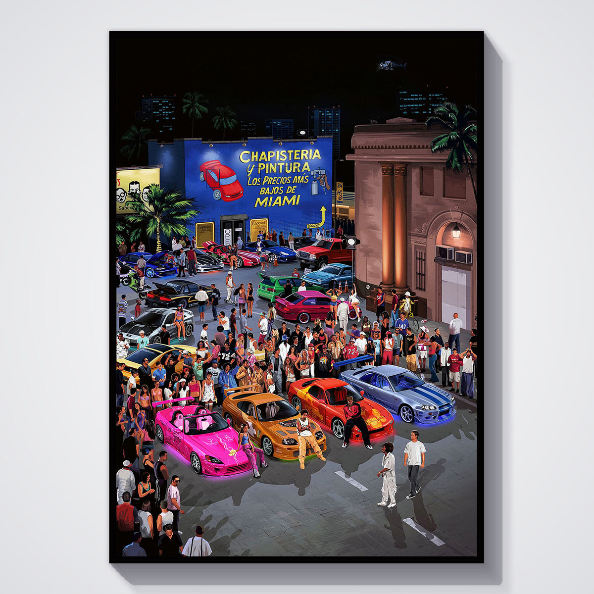 Flex Designs Poster 2 Fast 2 Furious 11 x 17" Home Goods - Movie 2003 Movie Poster