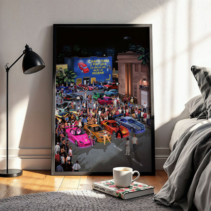 Flex Designs Poster 2 Fast 2 Furious 11 x 17" Home Goods - Movie 2003 Movie Poster
