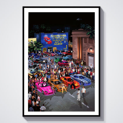 Flex Designs Poster 2 Fast 2 Furious 5 x 7" Home Goods - Movie 2003 Movie Poster