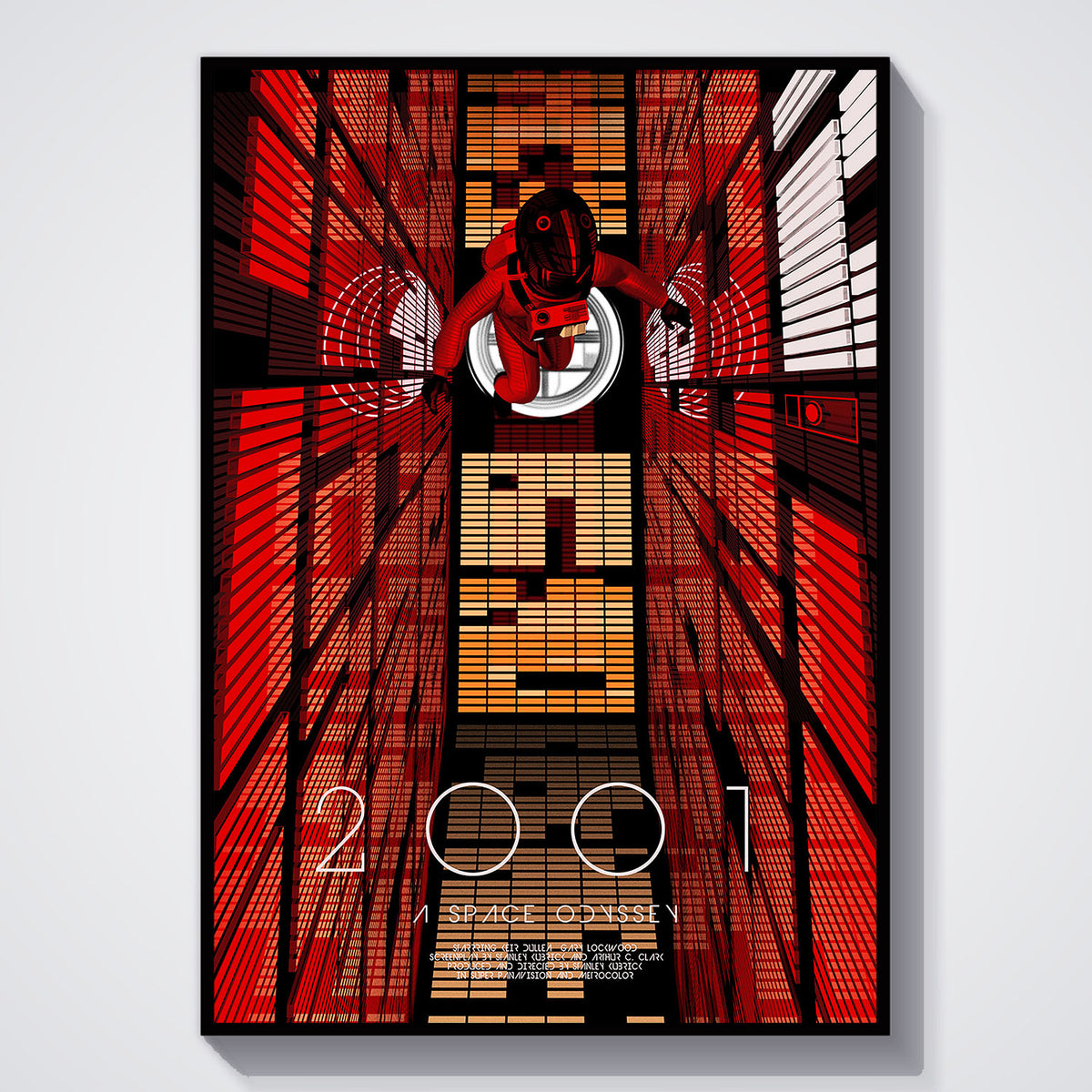 Flex Designs Poster 2001 A Space Odyssey Cover 11 x 17" Home Goods - Movie 1968 Movie Poster