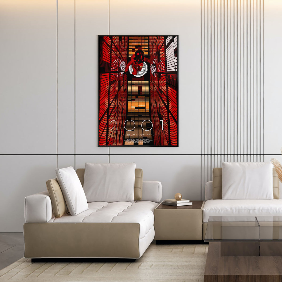 Flex Designs Poster 2001 A Space Odyssey Cover 11 x 17" Home Goods - Movie 1968 Movie Poster