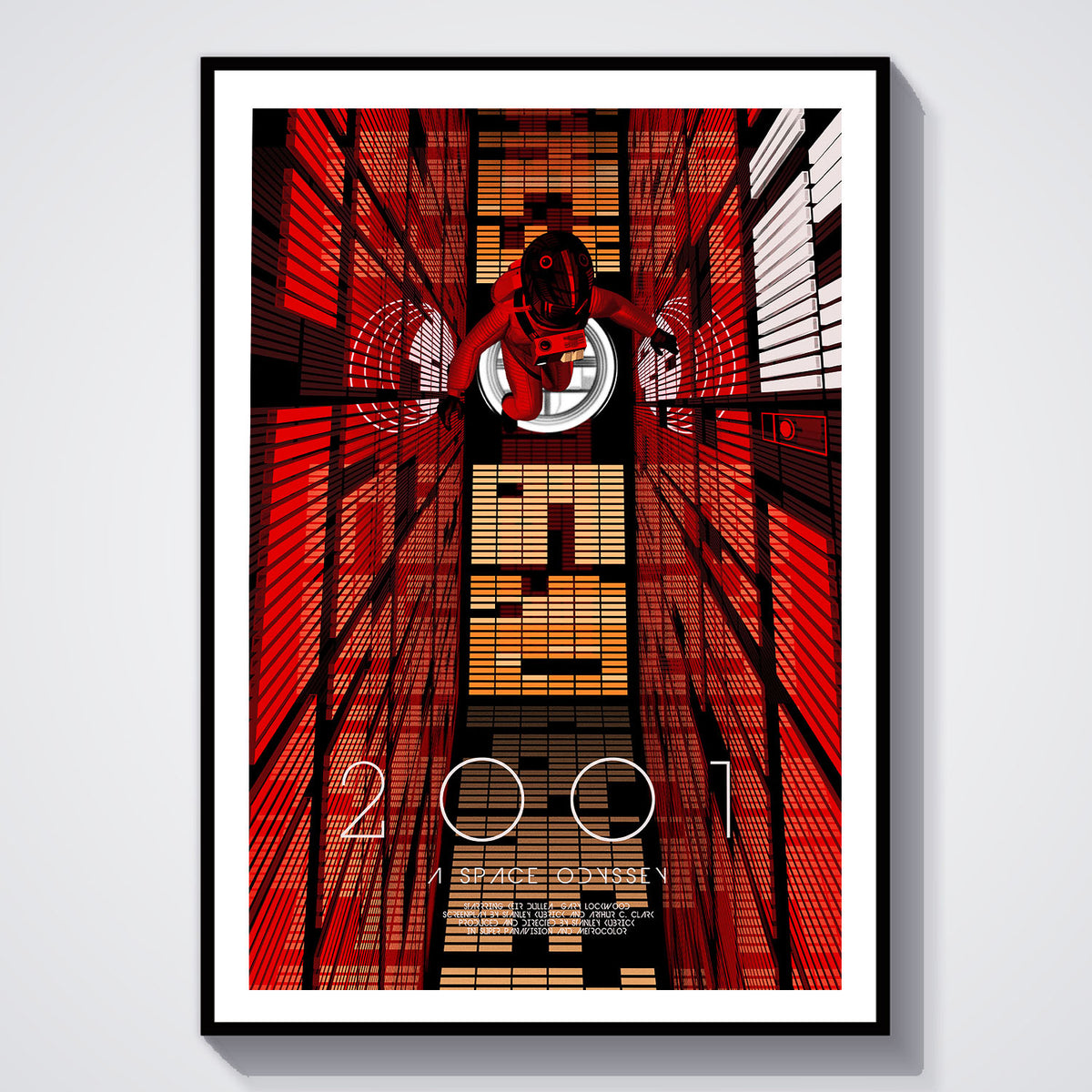 Flex Designs Poster 2001 A Space Odyssey Cover 5 x 7" Home Goods - Movie 1968 Movie Poster