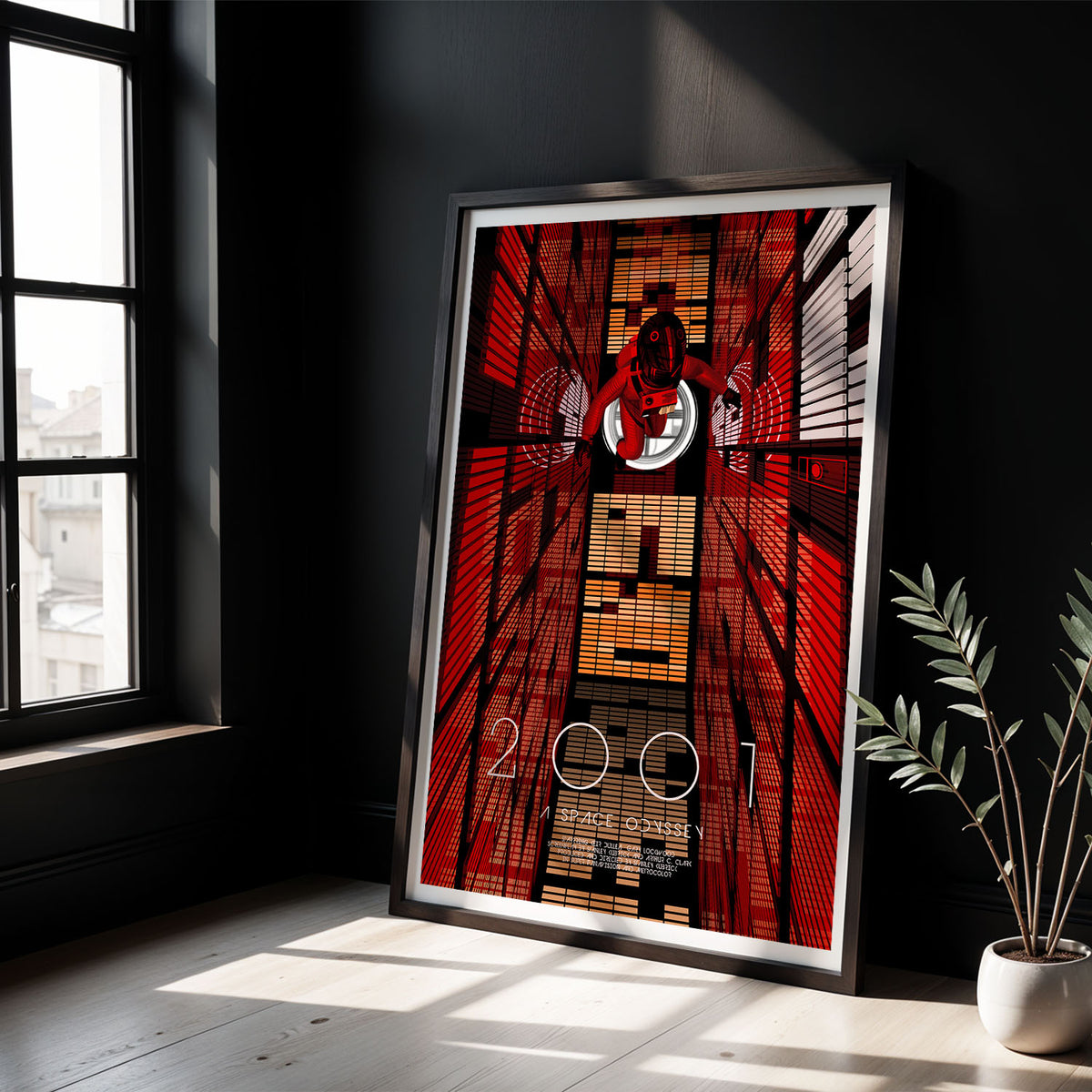 Flex Designs Poster 2001 A Space Odyssey Cover 5 x 7" Home Goods - Movie 1968 Movie Poster
