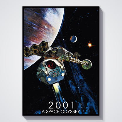 Flex Designs Poster 2001 A Space Odyssey 11 x 17" Home Goods - Movie 1968 Movie Poster