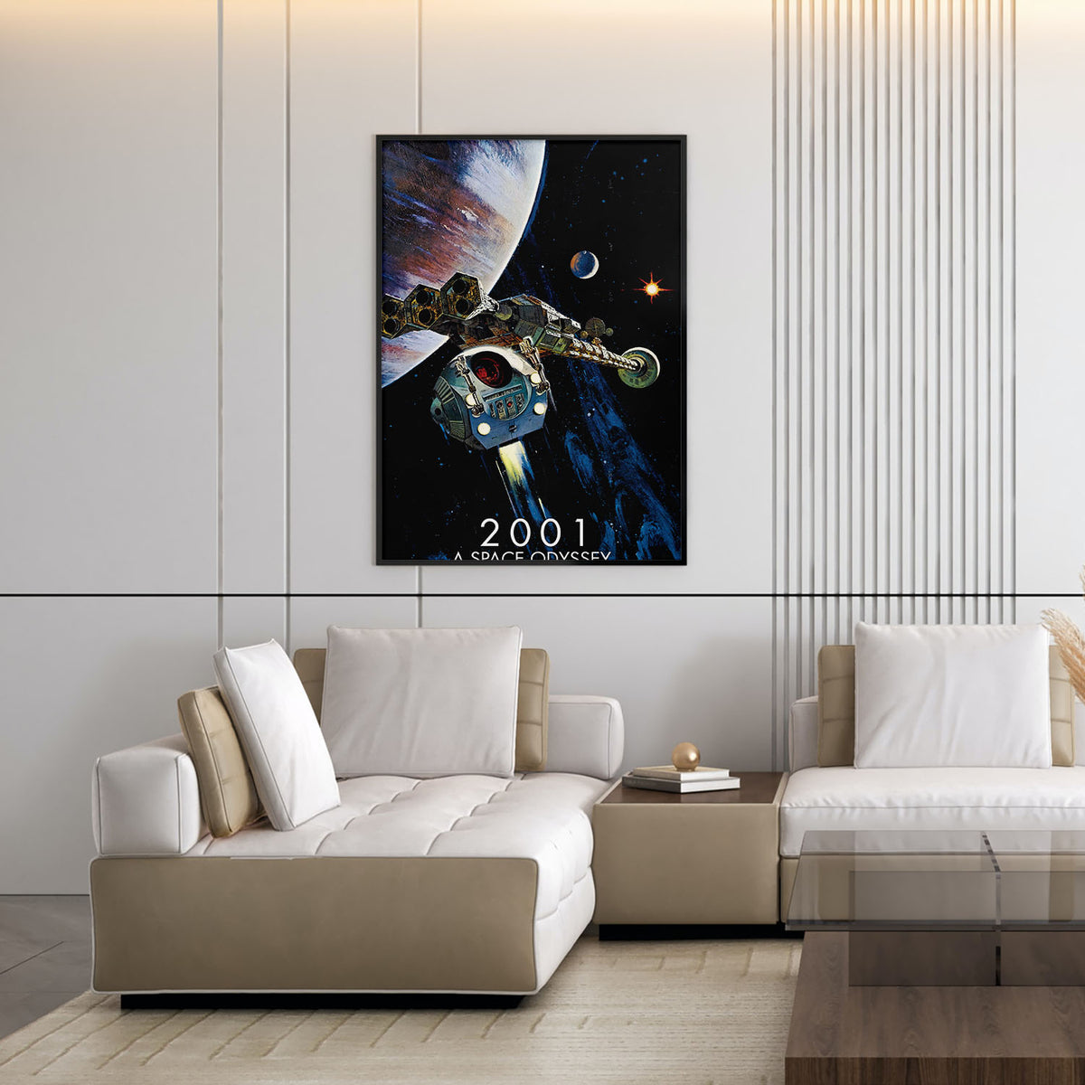 Flex Designs Poster 2001 A Space Odyssey 11 x 17" Home Goods - Movie 1968 Movie Poster