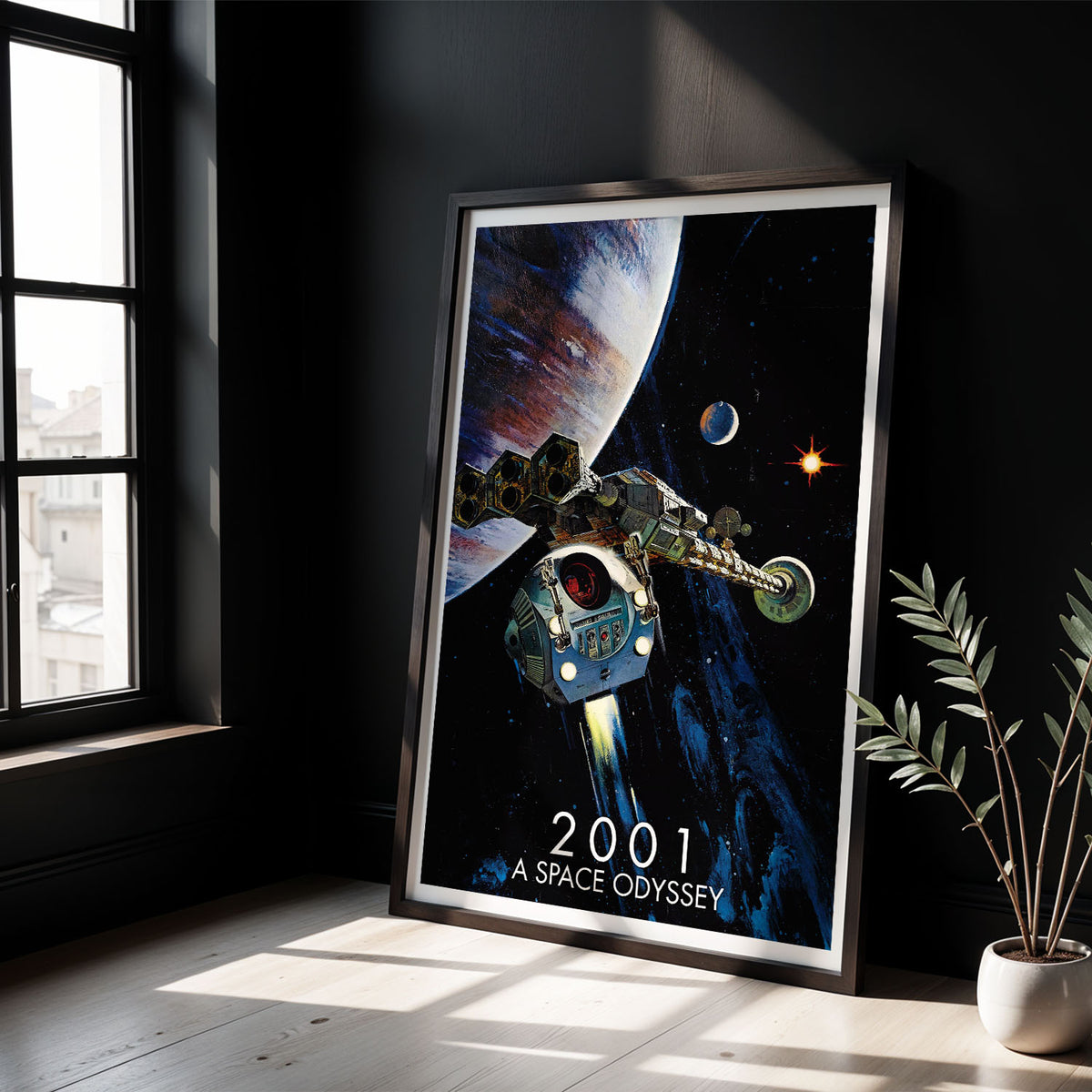 Flex Designs Poster 2001 A Space Odyssey 5 x 7" Home Goods - Movie 1968 Movie Poster