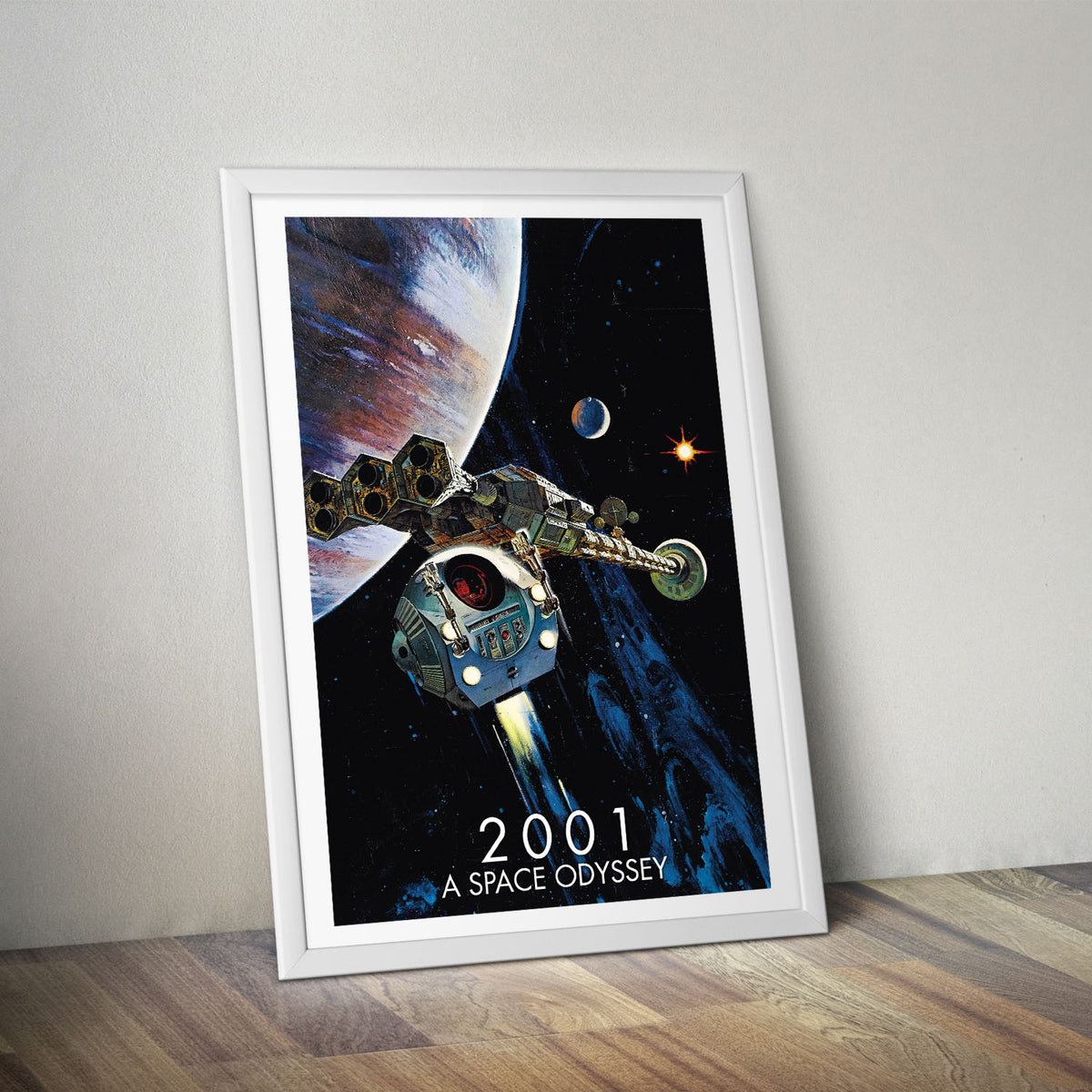 Flex Designs Poster 2001 A Space Odyssey 5 x 7" Home Goods - Movie 1968 Movie Poster