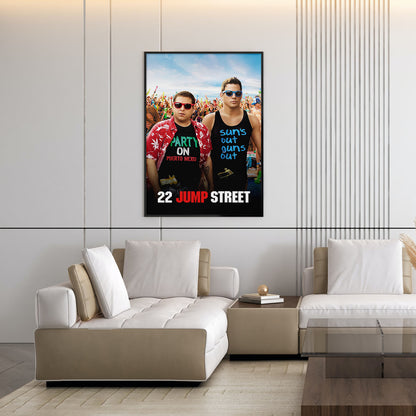 Flex Designs Poster 22 Jump Street 11 x 17" Home Goods - Movie 2014 Movie Poster