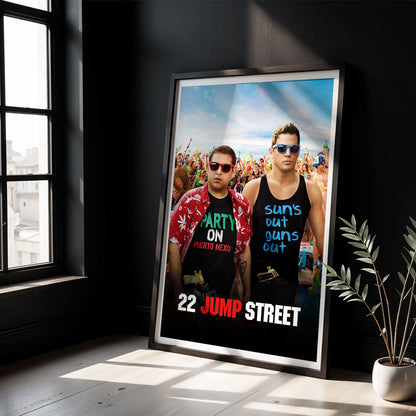 Flex Designs Poster 22 Jump Street 5 x 7" Home Goods - Movie 2014 Movie Poster