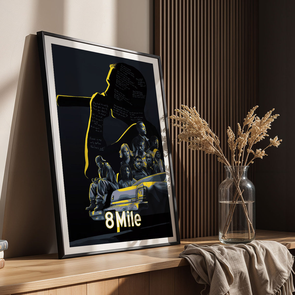 Flex Designs Poster 8 Mile 11 x 17" Home Goods - Movie 2002 Movie Poster