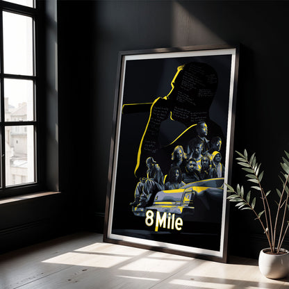 Flex Designs Poster 8 Mile 5 x 7" Home Goods - Movie 2002 Movie Poster