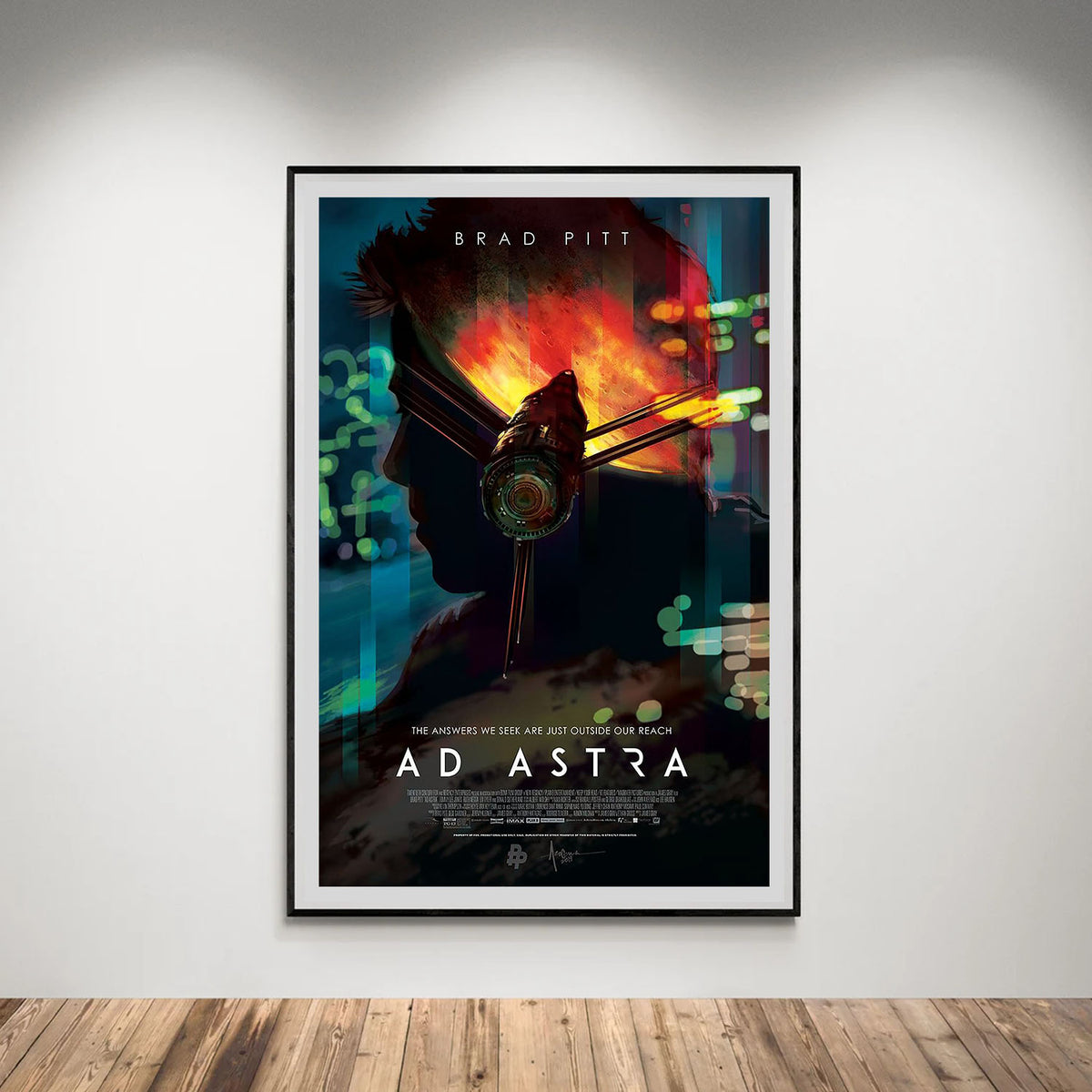Flex Designs Poster Ad Astra Official 5 x 7" Home Goods - Movie 2019 Movie Poster