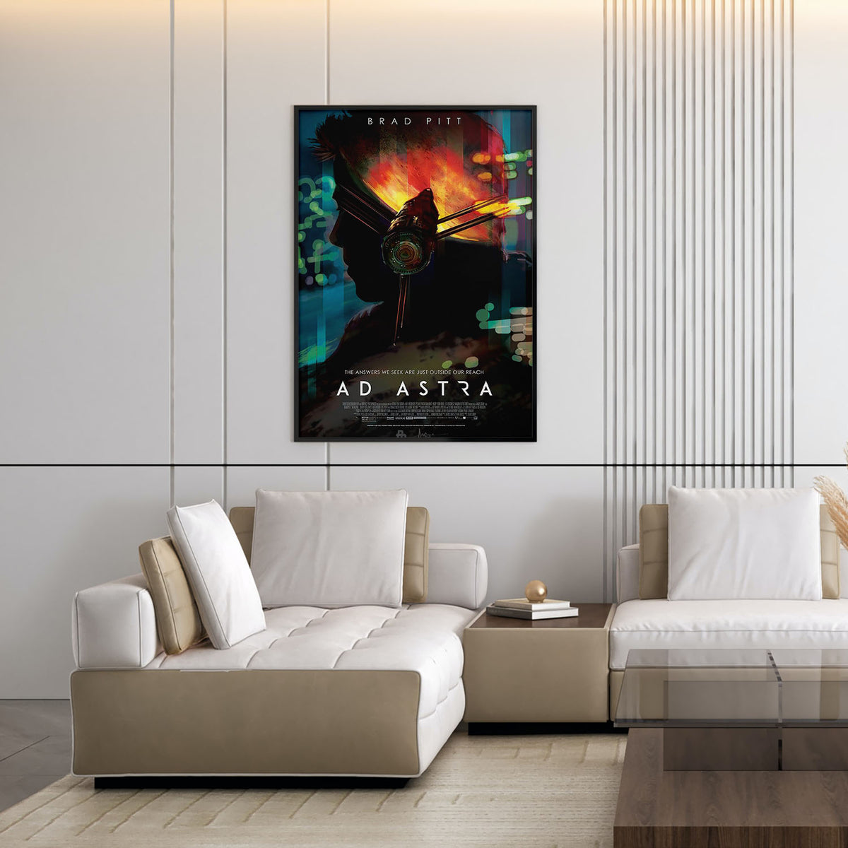 Flex Designs Poster Ad Astra Official 11 x 17" Home Goods - Movie 2019 Movie Poster
