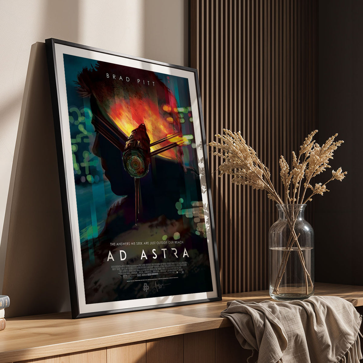Flex Designs Poster Ad Astra Official 11 x 17" Home Goods - Movie 2019 Movie Poster