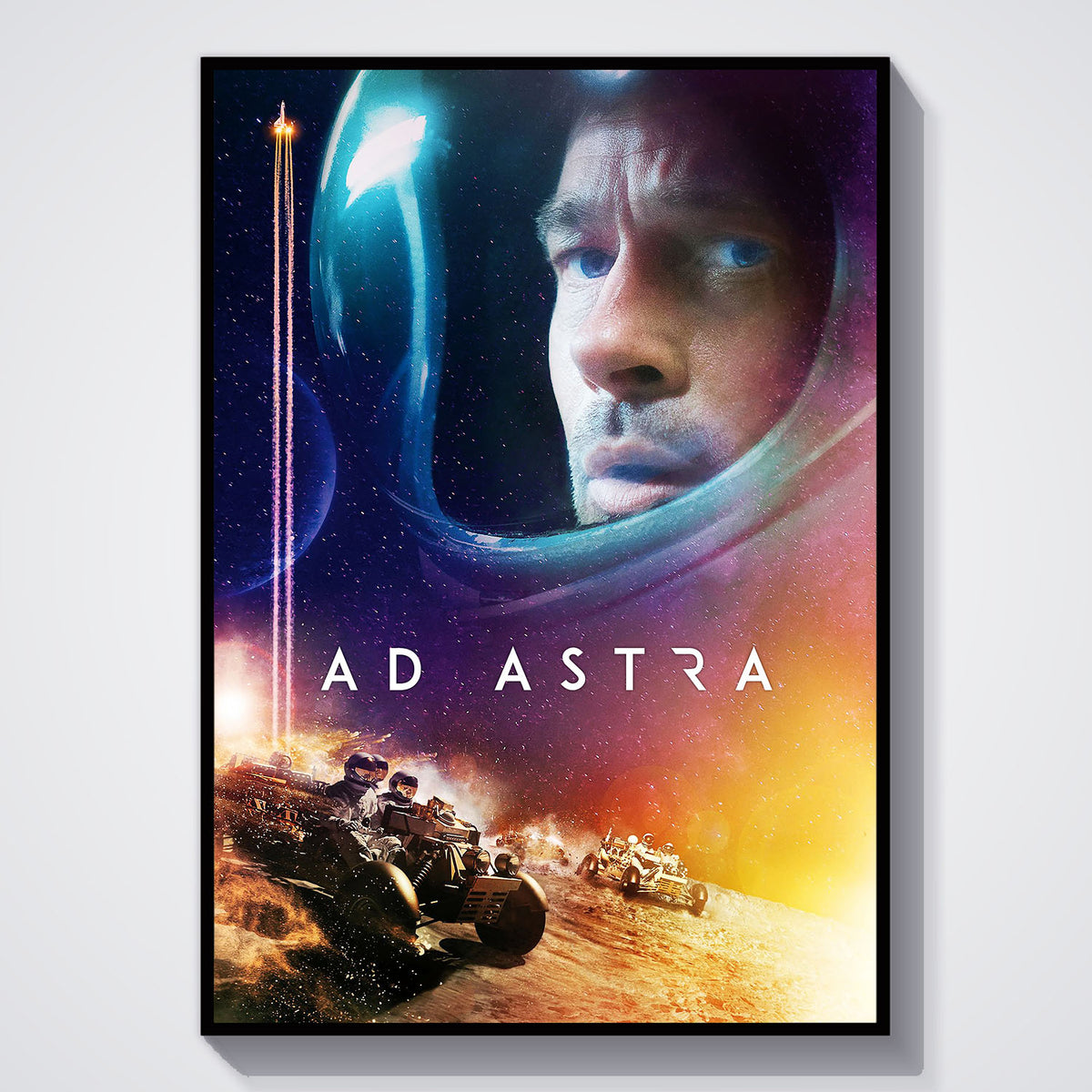 Flex Designs Poster Ad Astra Theatrical 11 x 17" Home Goods - Movie 2019 Movie Poster