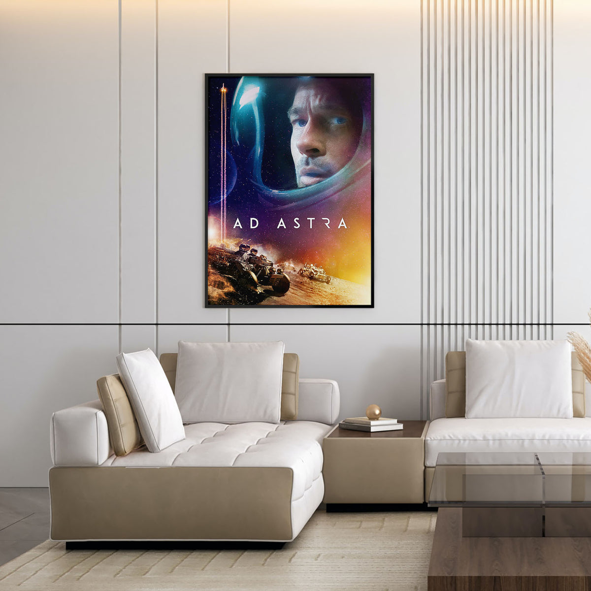 Flex Designs Poster Ad Astra Theatrical 11 x 17" Home Goods - Movie 2019 Movie Poster