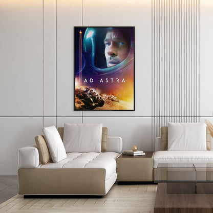 Flex Designs Poster Ad Astra Theatrical 11 x 17" Home Goods - Movie 2019 Movie Poster
