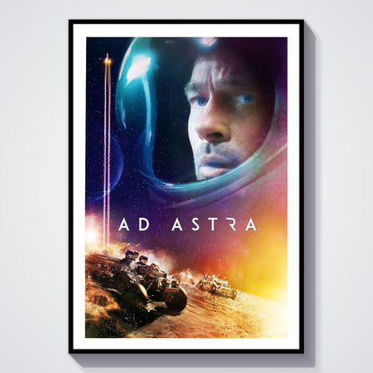 Flex Designs Poster Ad Astra Theatrical 5 x 7" Home Goods - Movie 2019 Movie Poster