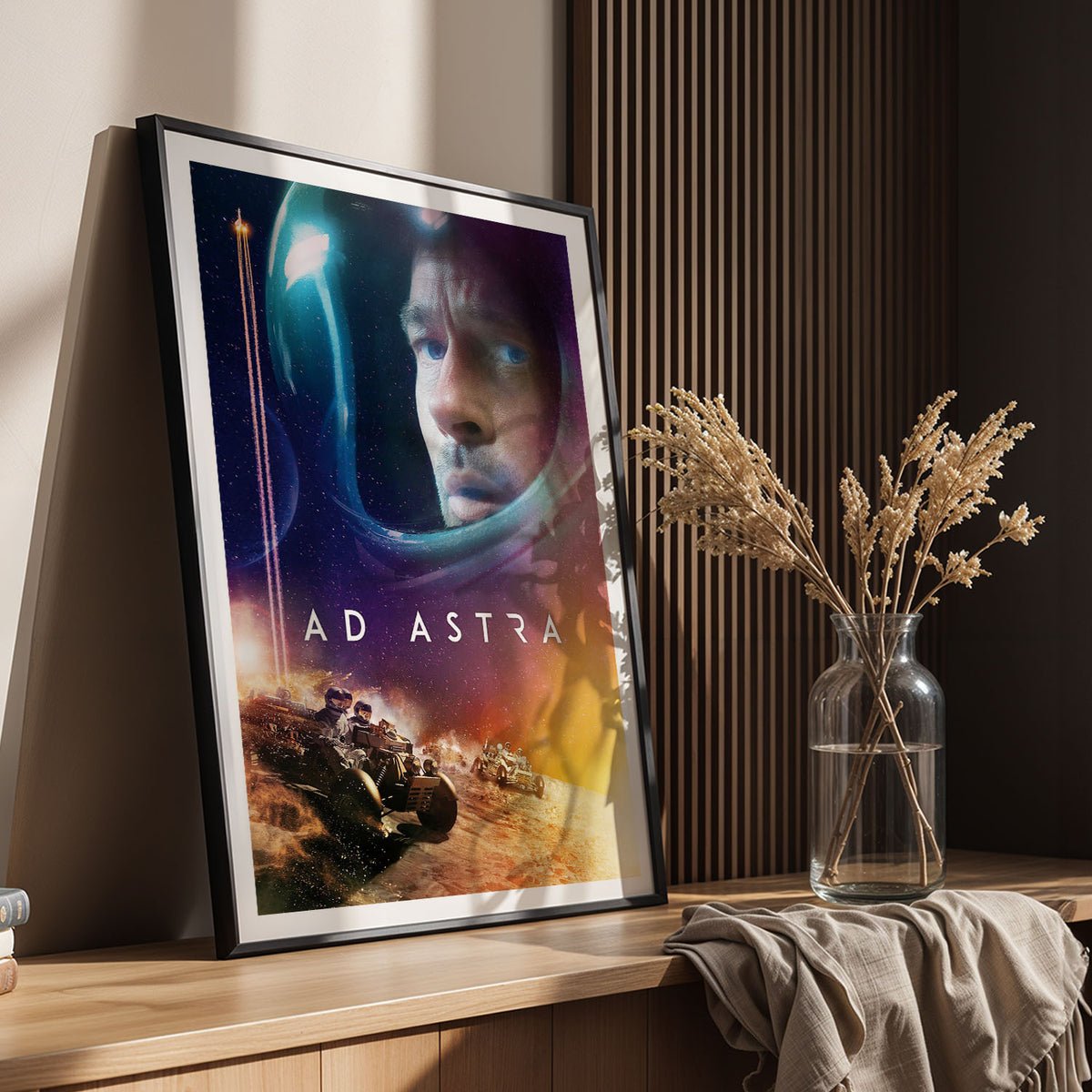 Flex Designs Poster Ad Astra Theatrical 11 x 17" Home Goods - Movie 2019 Movie Poster