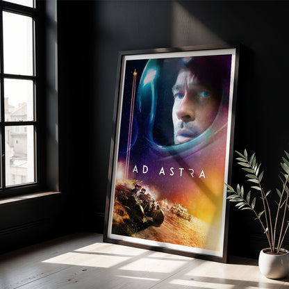 Flex Designs Poster Ad Astra Theatrical 5 x 7" Home Goods - Movie 2019 Movie Poster