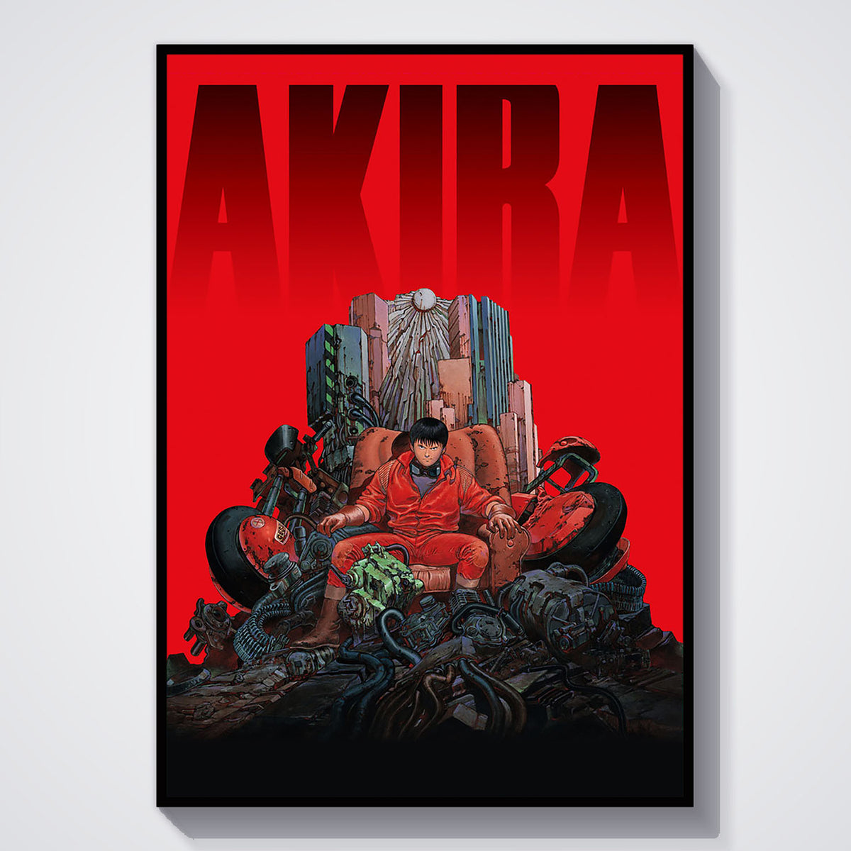 Flex Designs Poster Akira Red 11 x 17" Home Goods - Movie 1988 Movie Poster
