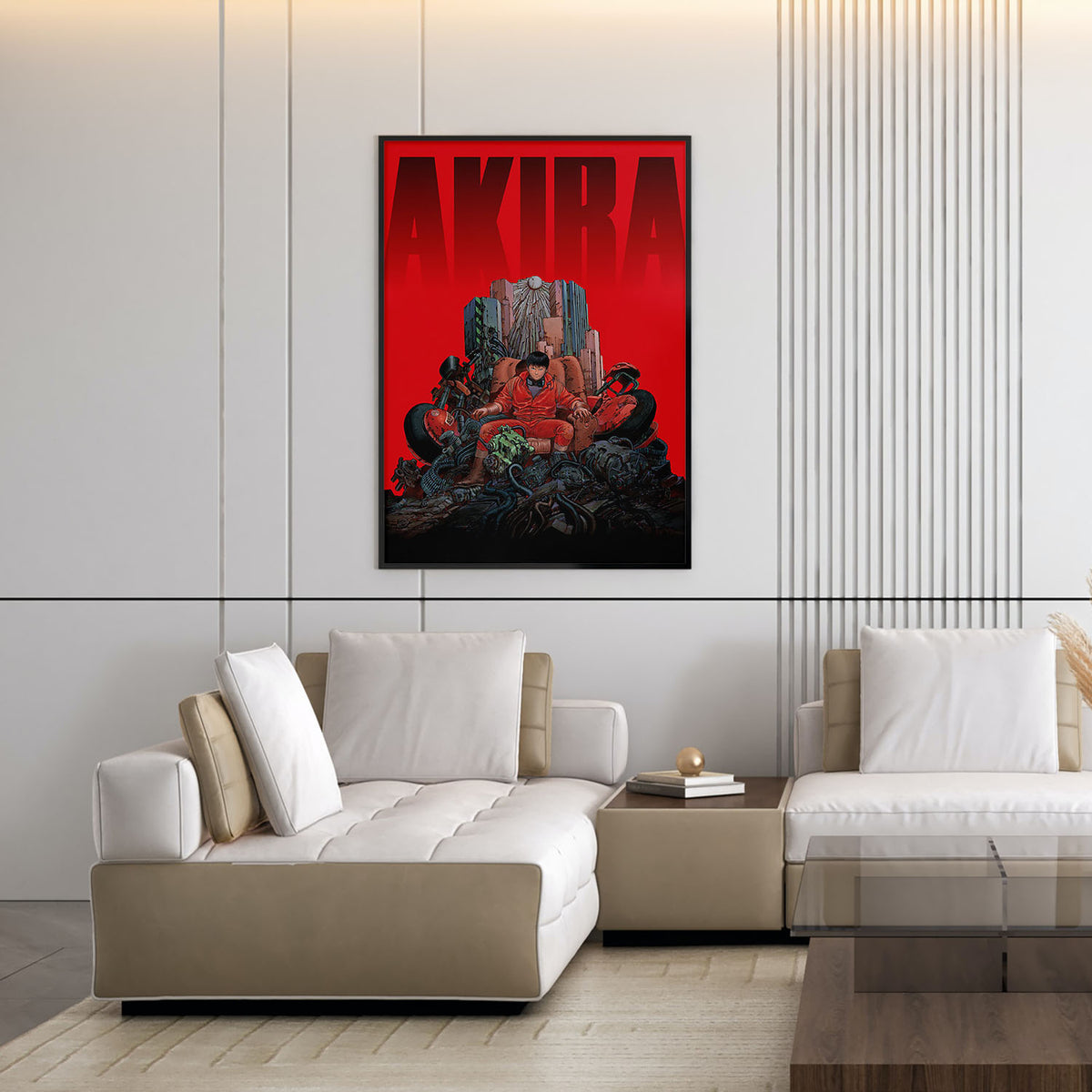 Flex Designs Poster Akira Red 11 x 17" Home Goods - Movie 1988 Movie Poster