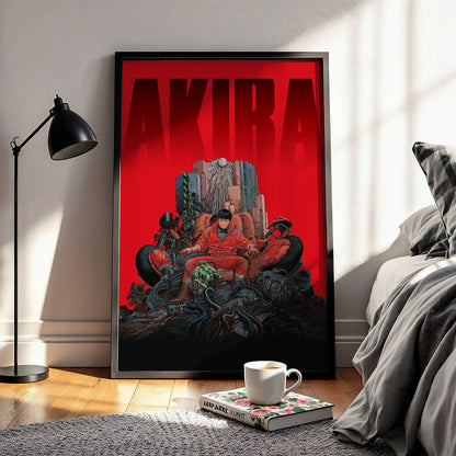 Flex Designs Poster Akira Red 11 x 17" Home Goods - Movie 1988 Movie Poster