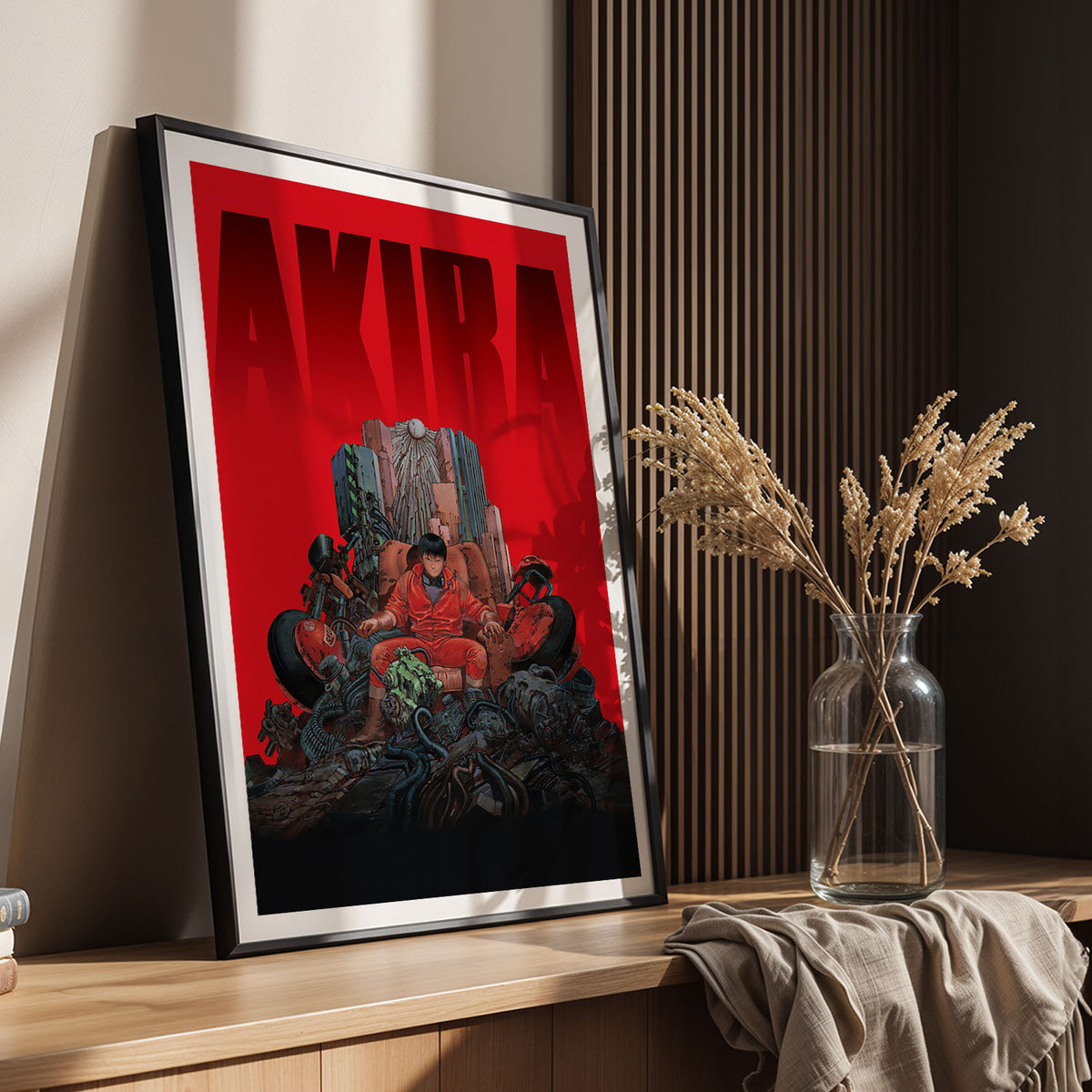 Flex Designs Poster Akira Red 11 x 17" Home Goods - Movie 1988 Movie Poster
