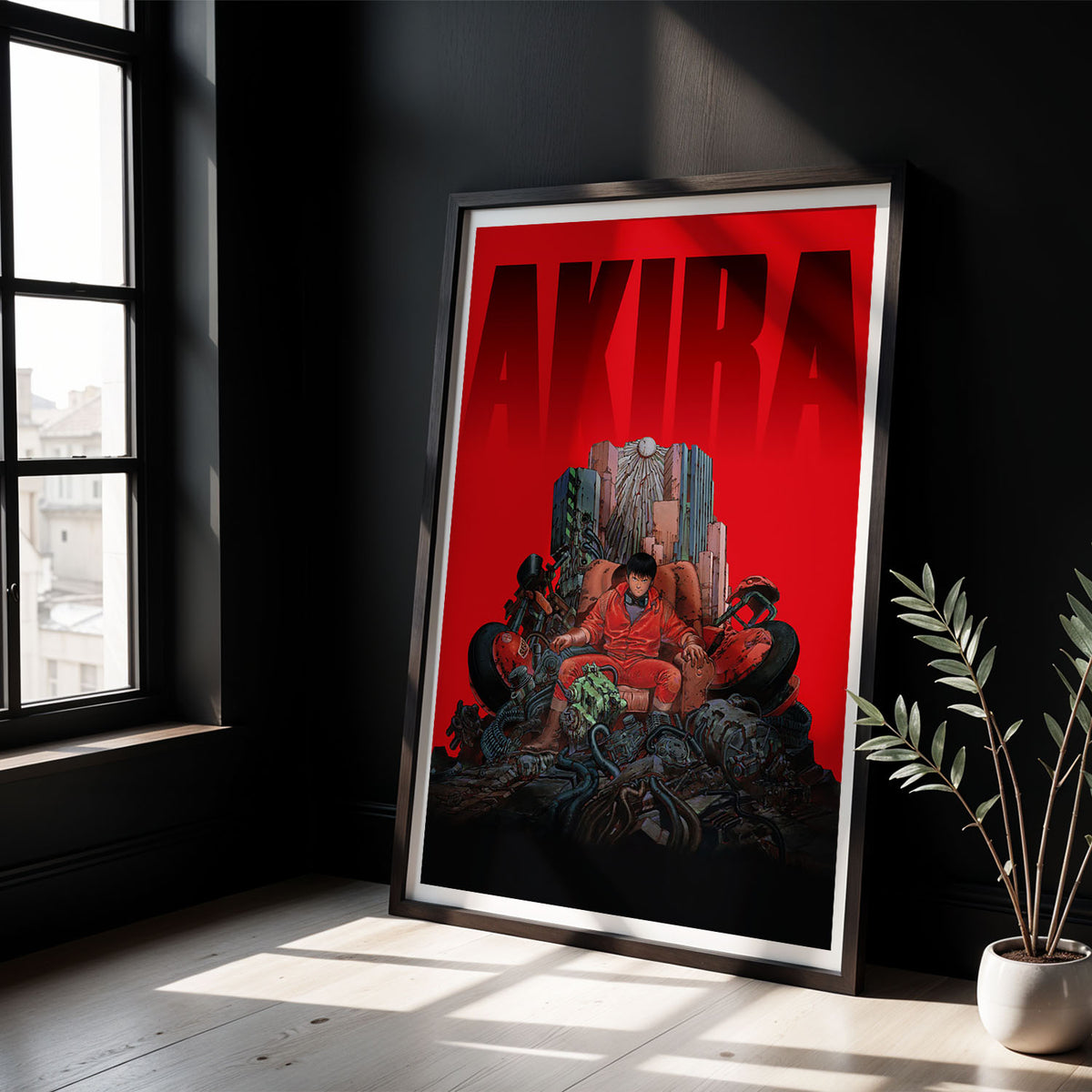 Flex Designs Poster Akira Red 5 x 7" Home Goods - Movie 1988 Movie Poster