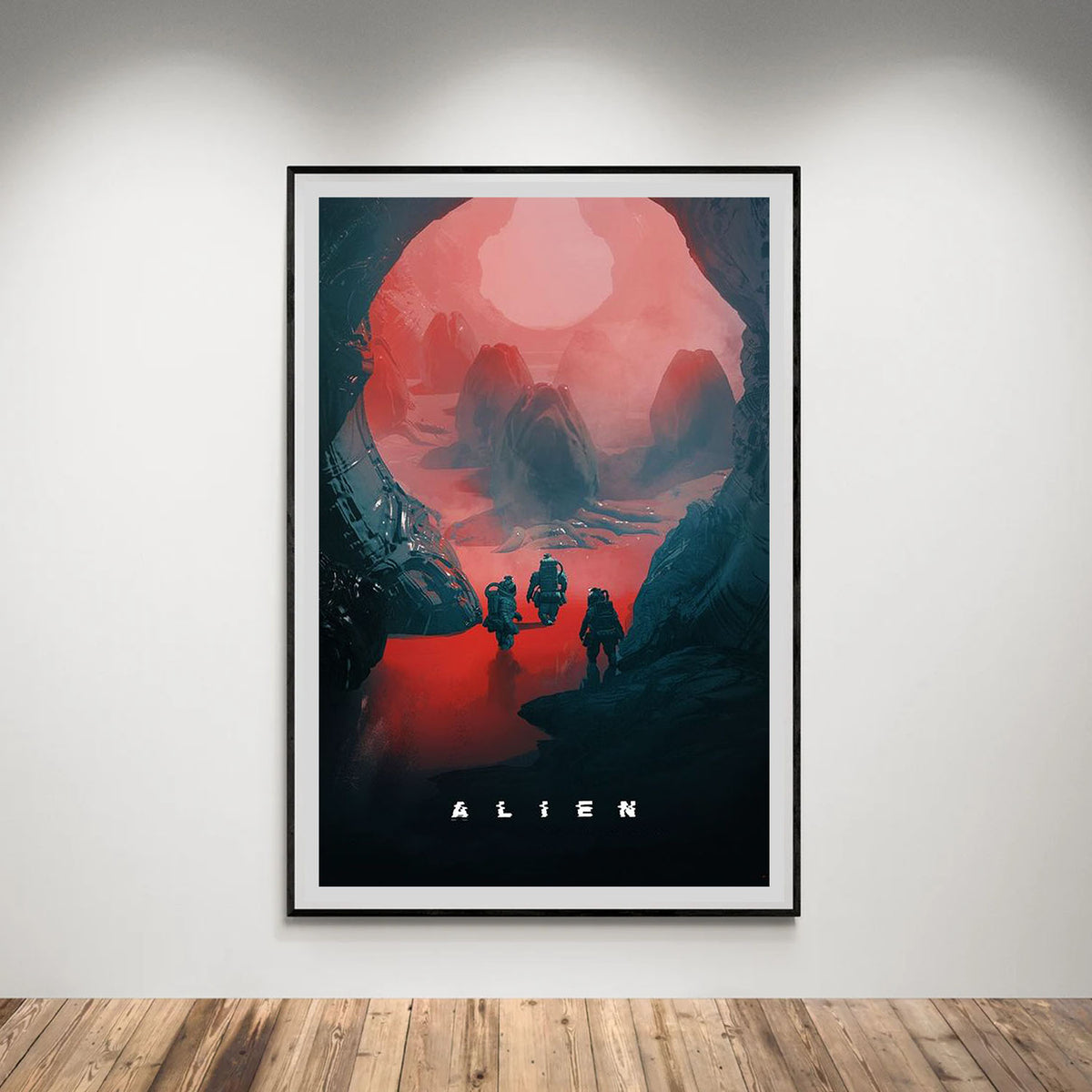 Flex Designs Poster Alien Landing Sketch 5 x 7" Home Goods - Movie 1979 Movie Poster
