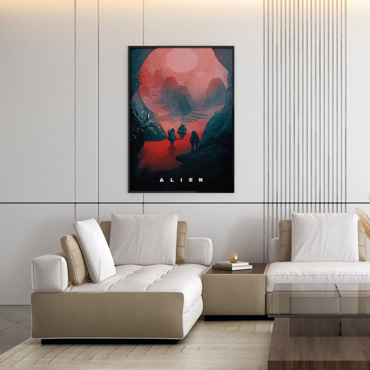 Flex Designs Poster Alien Landing Sketch 11 x 17" Home Goods - Movie 1979 Movie Poster