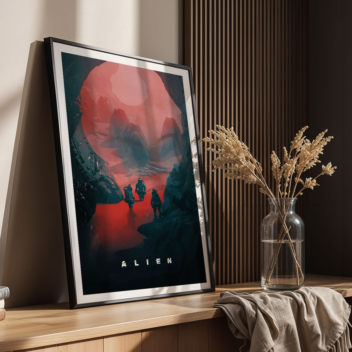 Flex Designs Poster Alien Landing Sketch 11 x 17" Home Goods - Movie 1979 Movie Poster