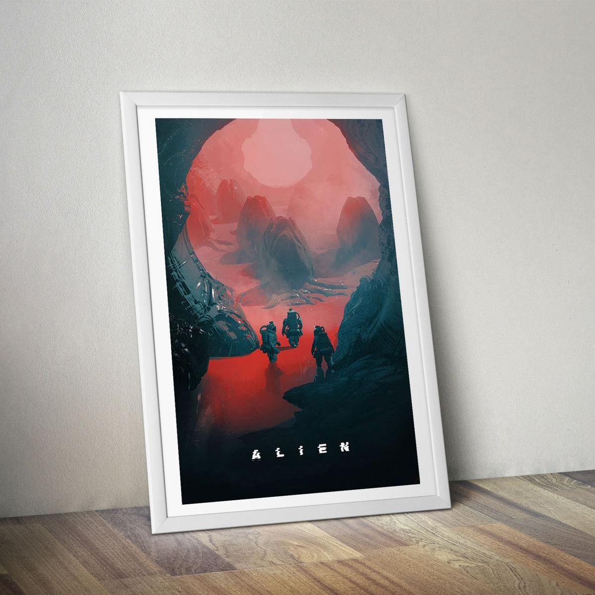 Flex Designs Poster Alien Landing Sketch 5 x 7" Home Goods - Movie 1979 Movie Poster