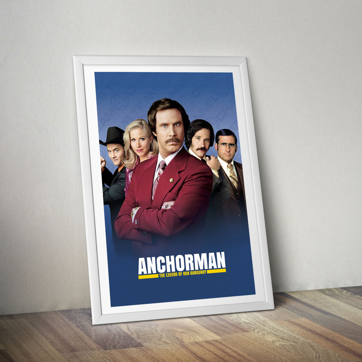 Flex Designs Poster Anchorman The Legend of Ron Burgundy 5 x 7" Home Goods - Movie 2004 Movie Poster