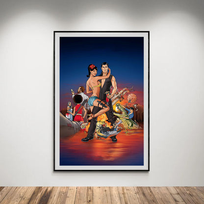 Flex Designs Poster Archer Season 2 5 x 7" Home Goods - TV Show 2009 TV Show Poster