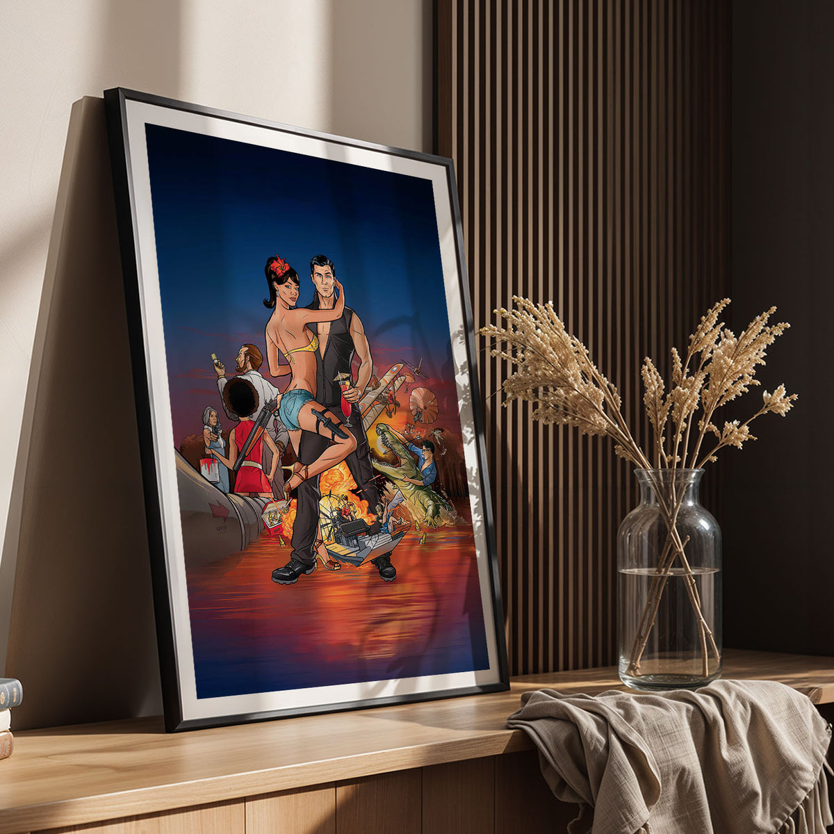 Flex Designs Poster Archer Season 2 11 x 17" Home Goods - TV Show 2009 TV Show Poster
