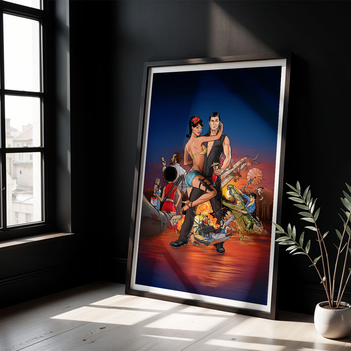 Flex Designs Poster Archer Season 2 5 x 7" Home Goods - TV Show 2009 TV Show Poster