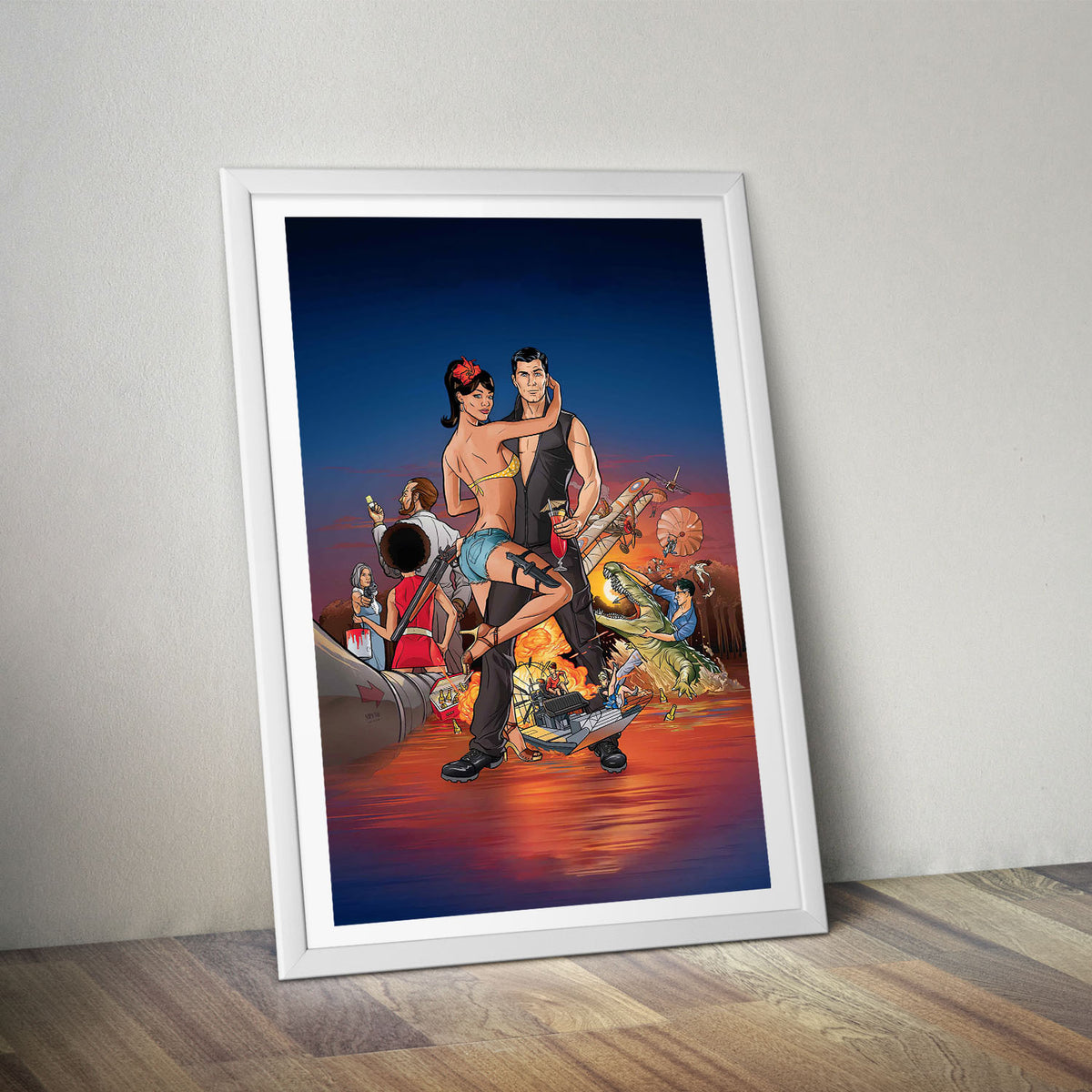 Flex Designs Poster Archer Season 2 5 x 7" Home Goods - TV Show 2009 TV Show Poster