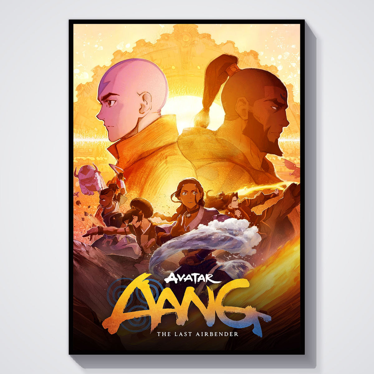 Flex Designs Poster Avatar Aang The Last Airbender Cartoon 11 x 17" Home Goods - TV Show 2026 TV Show Poster