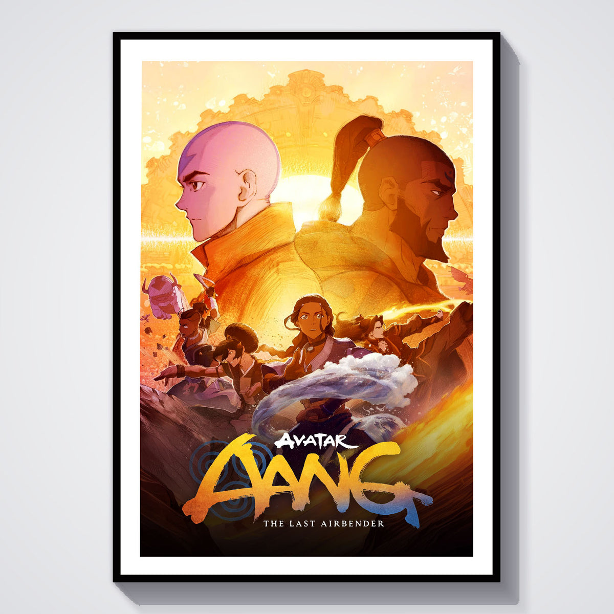 Flex Designs Poster Avatar Aang The Last Airbender Cartoon 5 x 7" Home Goods - TV Show 2026 TV Show Poster