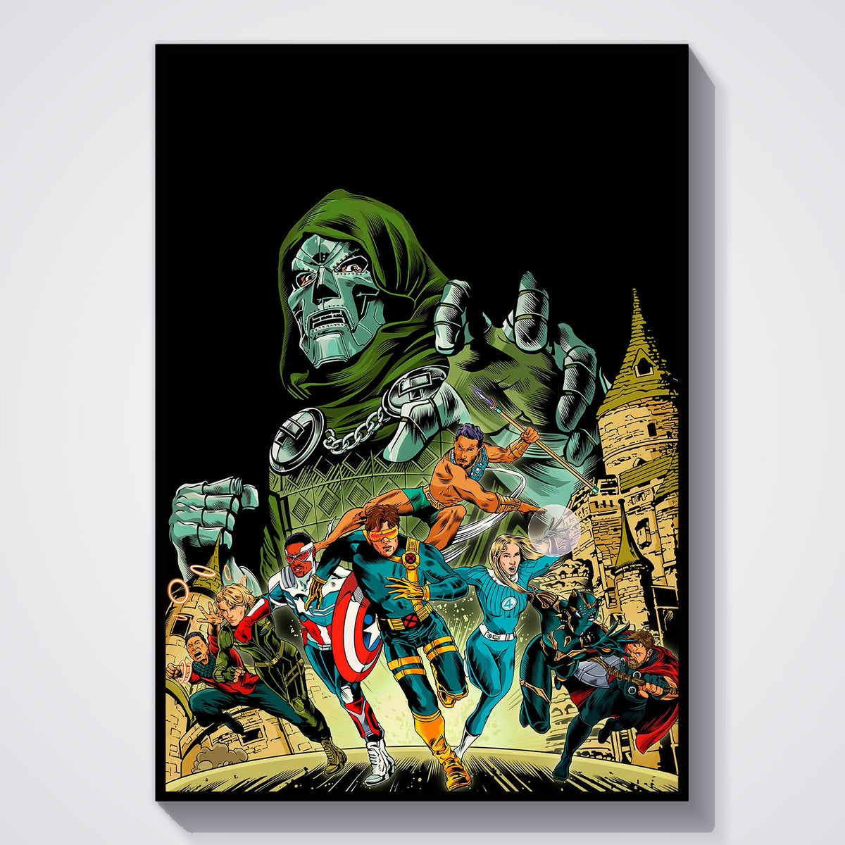 Flex Designs Poster Avengers Doomsday Cartoon 11 x 17" Home Goods - Movie 2026 Movie Poster