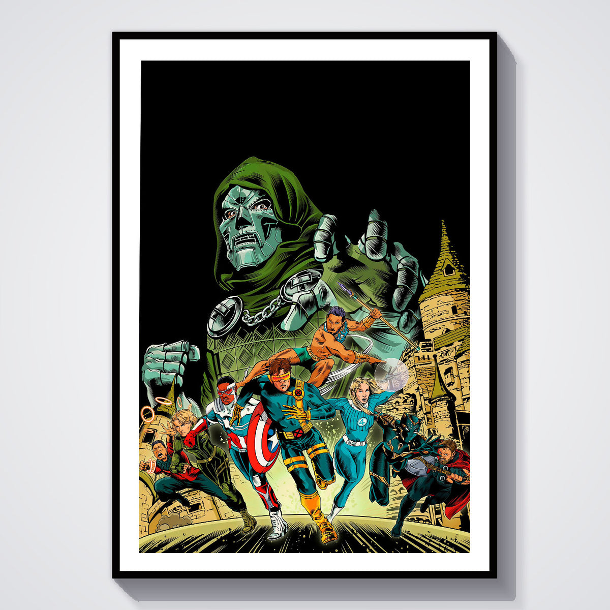 Flex Designs Poster Avengers Doomsday Cartoon 5 x 7" Home Goods - Movie 2026 Movie Poster