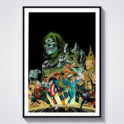 Flex Designs Poster Avengers Doomsday Cartoon 5 x 7" Home Goods - Movie 2026 Movie Poster