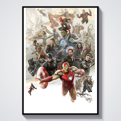 Flex Designs Poster Avengers- Endgame Cinematic 11 x 17" Home Goods - Movie 2019 Movie Poster