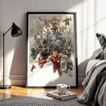 Flex Designs Poster Avengers- Endgame Cinematic 11 x 17" Home Goods - Movie 2019 Movie Poster