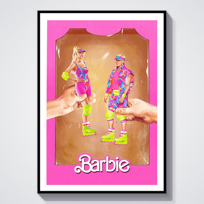 Flex Designs Poster Barbie Cartoon 5 x 7" Home Goods - Movie 2023 Movie Poster