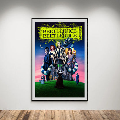 Flex Designs Poster Beetlejuice Beetlejuice 5 x 7" Home Goods - Movie 2024 Movie Poster